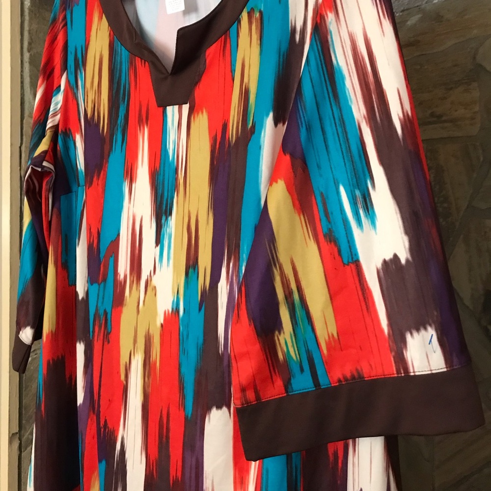 Size 14-16 or 1x wrinkle free like new !!